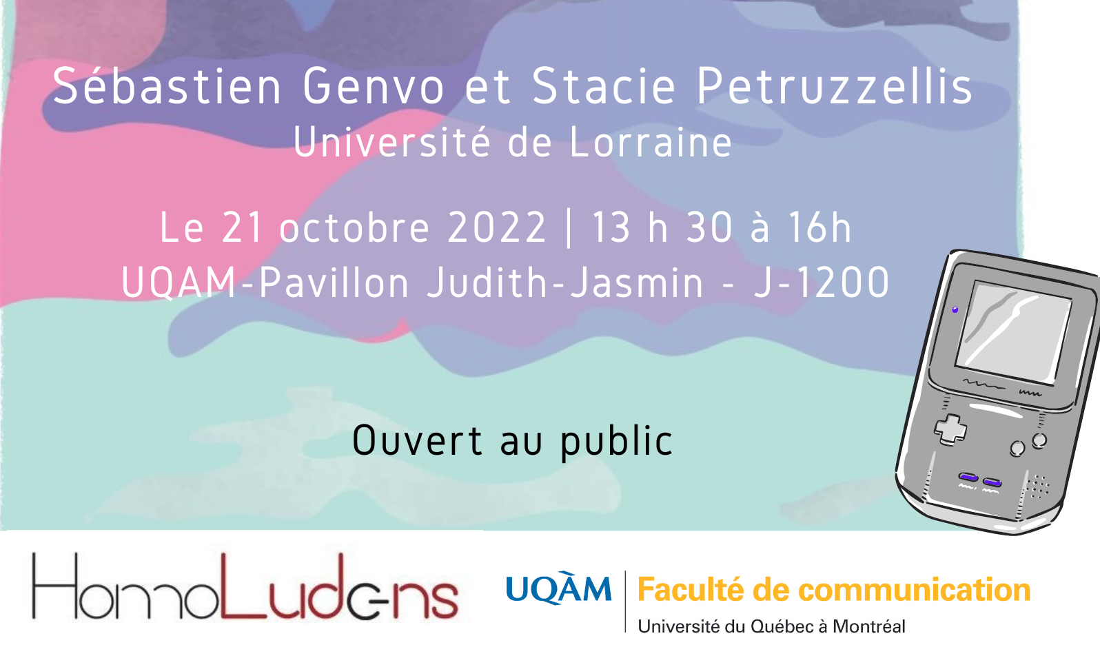 Conférence – création et expression du vécu individuel par le jeu